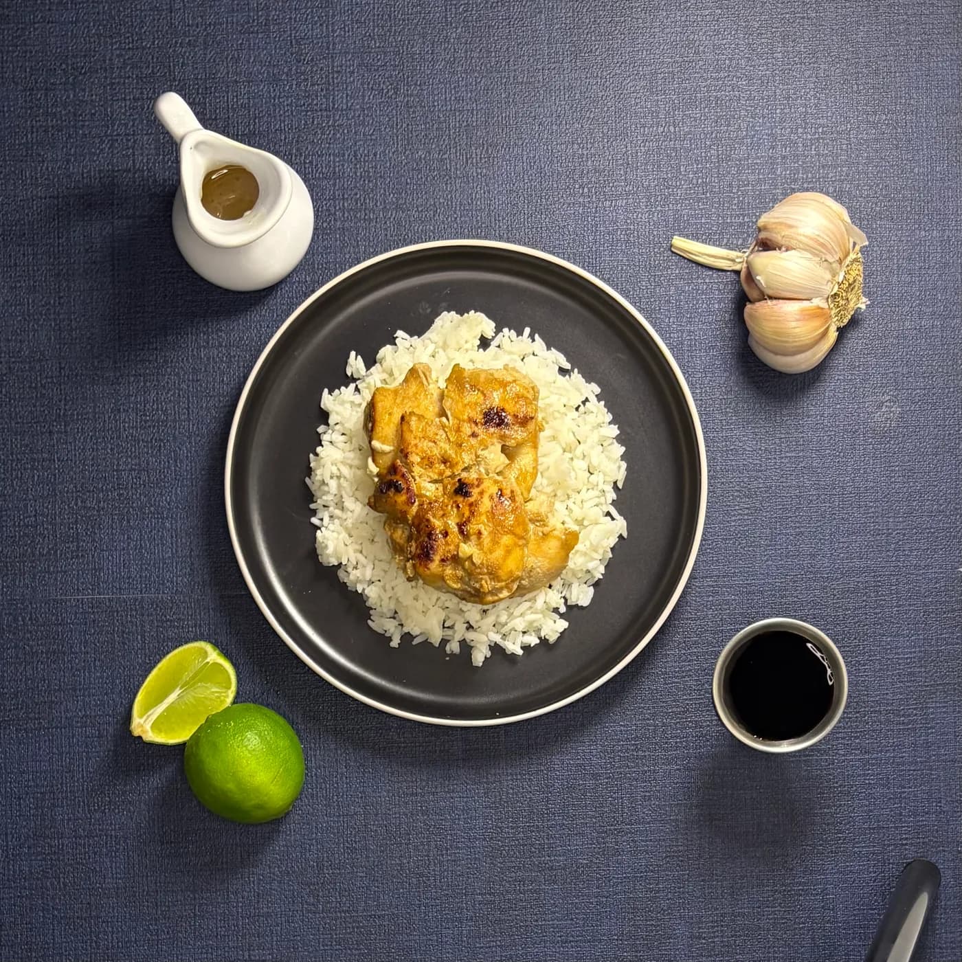 Pechuga de pollo teriyaki